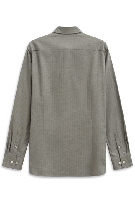 Bugatti Herren-Freizeithemd langarm im Modern Fit mit Button-down-Kragen - Grün - Image 5