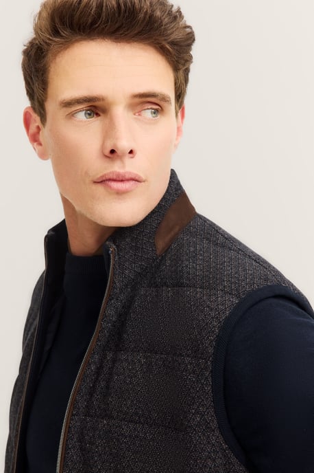 Bugatti Herren Sweatweste mit Stehkragen aus einem Baumwollmix - Image 4