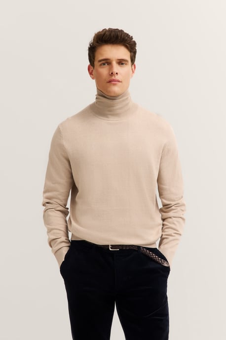 Bugatti Herren Rollkragen Pullover aus Baumwolle-Kaschmir - Image 1