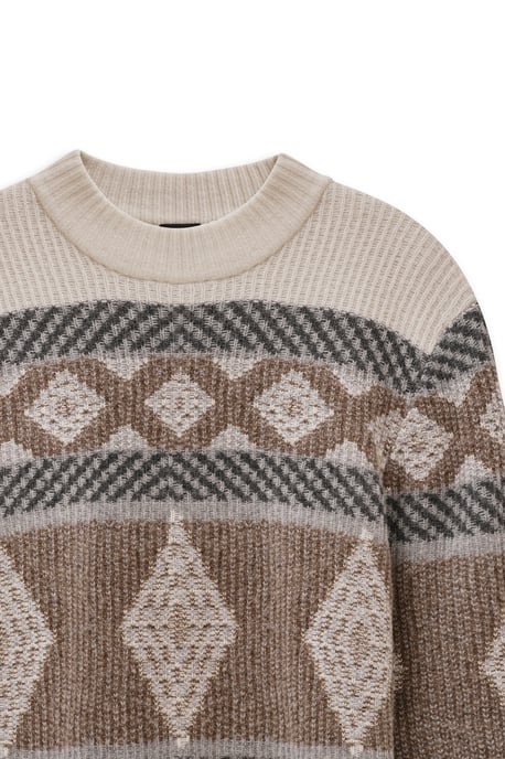Bugatti Herren Norweger Pullover mit Stehkragen - Image 5