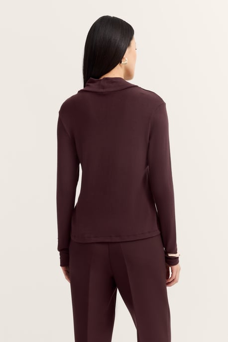 Bugatti Damen Rollkragen Shirt in einem Modal-Mix - Image 2