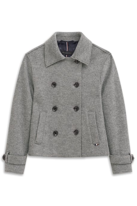 Bugatti Damen Wolljacke im Loose Fit mit offenkantig gekochter Wolle - Image 3