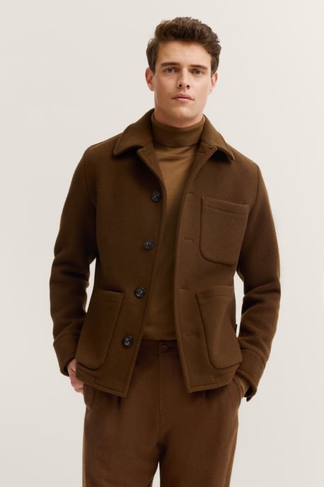Bugatti Herren Overshirt mit Umlegekragen & Knopfleiste - Image 1