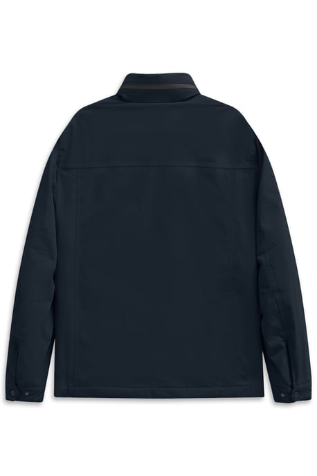 Bugatti Regenjacke Regular Fit mit Kapuze und Stehkragen - Marineblau - Image 4