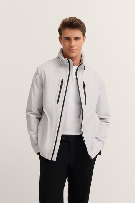 Bugatti Herren Regenjacke Regular Fit mit Kapuze & Stehkragen - Image 1