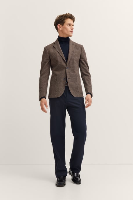 Bugatti Herren Reverskragen Sakko Jersey Stretch mit Taschen - Image 4