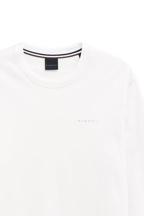 Bugatti Herren Langarmshirt im Modern Fit aus Baumwolle - Image 5