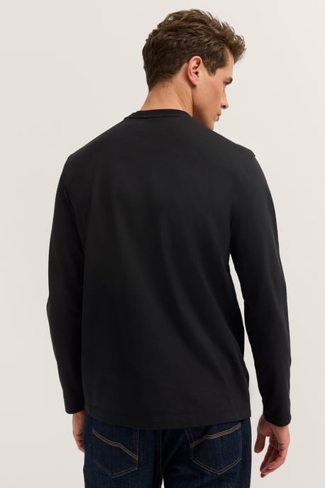 Bugatti Herren Langarmshirt im Modern Fit aus Baumwolle - Image 2