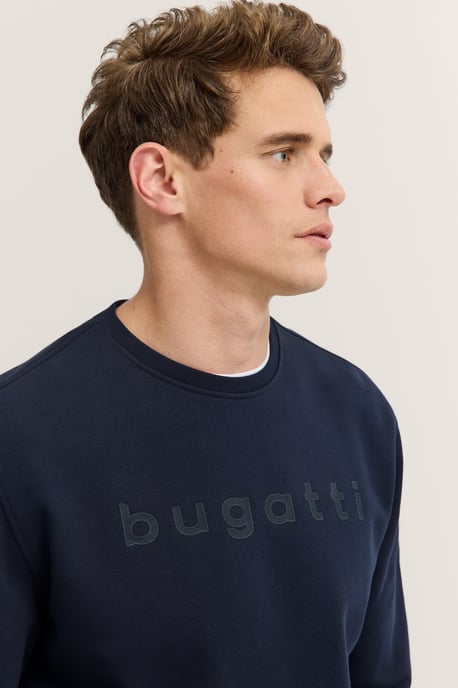 Bugatti Herren Sweatshirt Rundhals im Modern Fit aus einem Baumwollmix - Image 4
