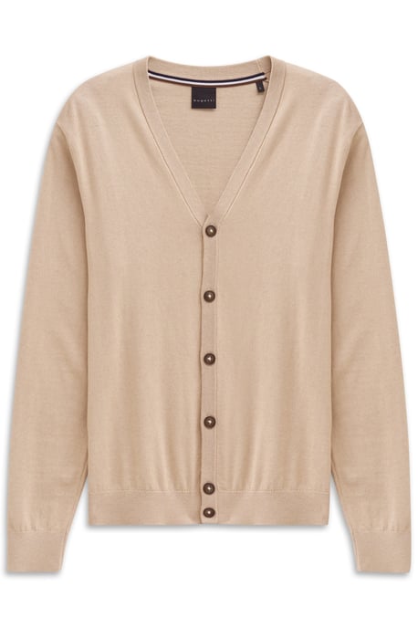 Bugatti Herren Cardigan mit V-Ausschnitt aus Baumwolle-Kaschmir - Image 3