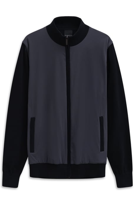 Bugatti Herren Strickjacke mit Stehkragen und Reißverschlusstaschen - Image 3