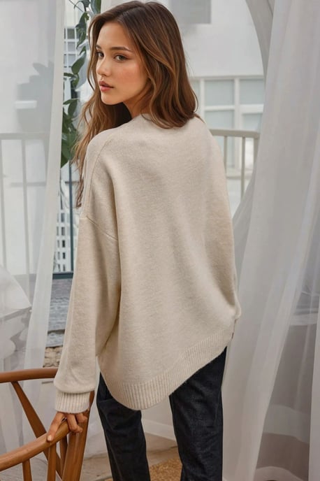 Gemütlicher Rundhalsstrickpullover - Image 4