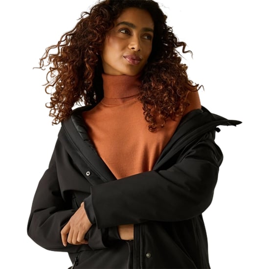 Regatta - "Janna" Isolier-Jacke für Damen, Lang, Wasserfest (Schwarz) - Image 5