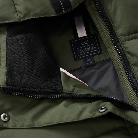 Regatta - "Eryn" Steppjacke für Damen (Dunkel-Khaki/Schwarz) - Image 6