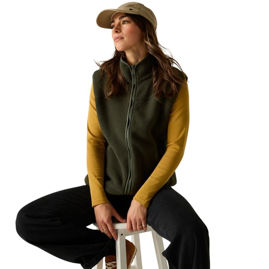 Regatta - "Frankie" Weste für Damen, Teddyfleece (Dunkel-Khaki) - Image 4