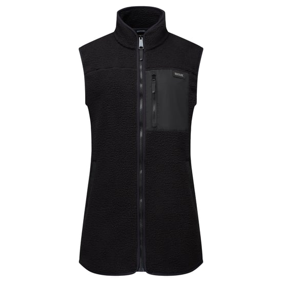 Regatta - Weste für Damen, Teddyfleece, Lang geschnitten (Schwarz) - Image 2