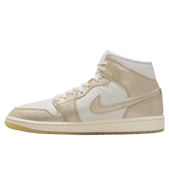 Nike Air Jordan 1 Mid Se Metallic Team Gold Sneaker - Image 2