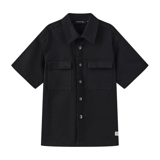 Firetrap - Hemd für Kinder, Tasche, kurzärmlig (Schwarz) - Image 1
