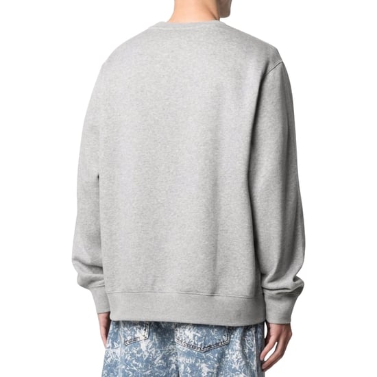 Grauer Nike Logo Rundhals-pullover - Image 3