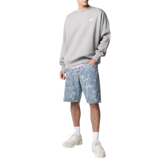 Grauer Nike Logo Rundhals-pullover - Image 5