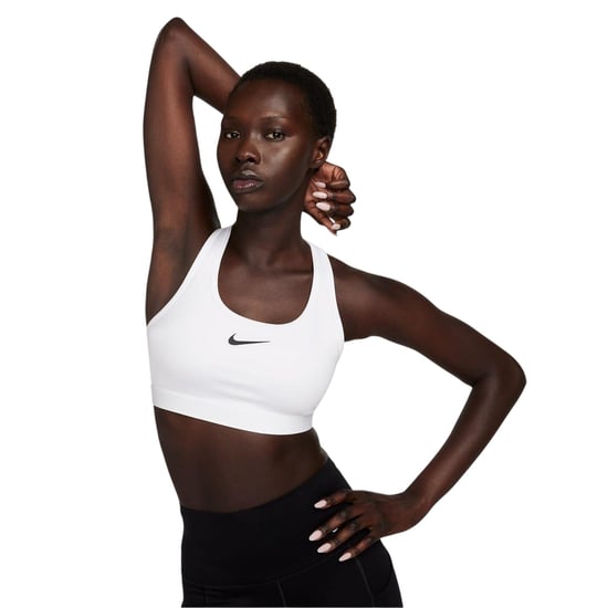 Nike - Sport-BH für Damen, Mittlerer Halt (Weiß) - Image 4