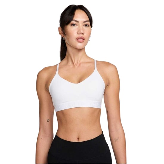 Nike - "Indy" Sport-BH für Damen, Leichte Stütze (Weiß) - Image 2