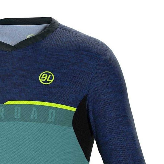 Bicycle Line - "Agordo" Radfahr-Trikot für Herren (Marine/Petrol) - Image 3