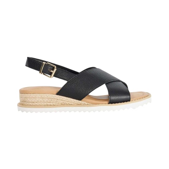 Dune London - "Lemesos" Sandalen für Damen, Leder, Flach (Schwarz) - Image 1