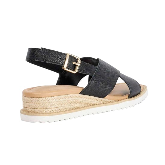 Dune London - "Lemesos" Sandalen für Damen, Leder, Flach (Schwarz) - Image 2