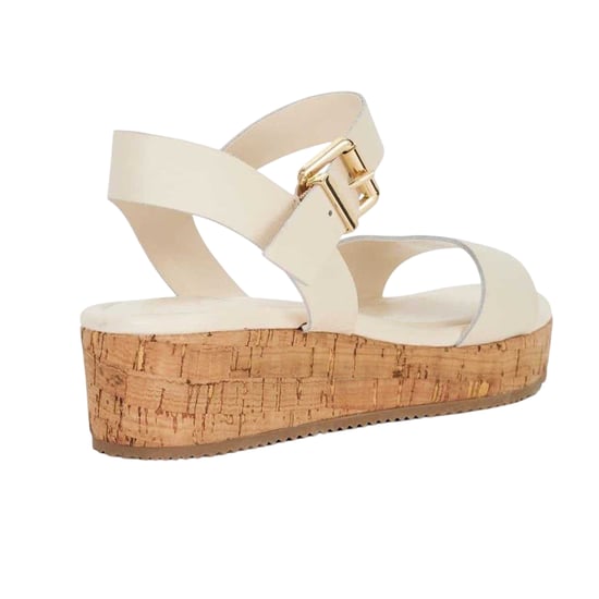 Dune London - Sandalen für Damen, Leder, Plattform-Absatz (Ecru) - Image 2