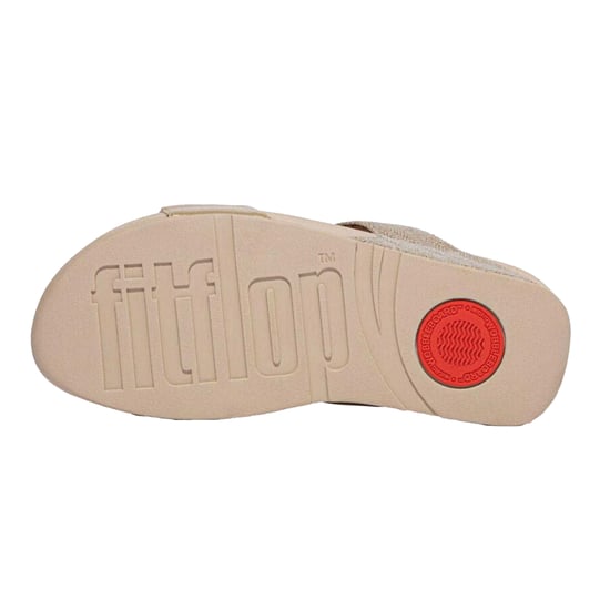 FitFlop - Glitzer Pantoffeln für Damen, Doppelriemen (Roségold) - Image 4