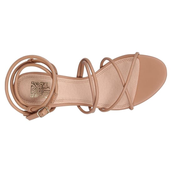 Biba - "Selita" Sandalen für Damen, Leder, Blockabsatz (Nude) - Image 3