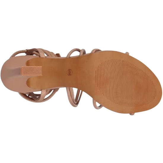 Biba - "Selita" Sandalen für Damen, Leder, Blockabsatz (Nude) - Image 4
