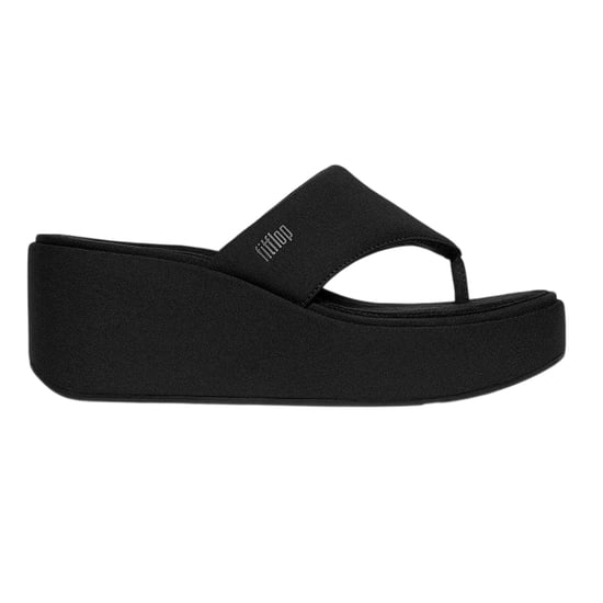 Fit Flop - Sandalen mit Keilabsatz für Damen, Denim (Ganz in Schwarz) - Image 2
