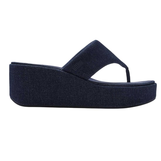 Fit Flop - Sandalen mit Keilabsatz für Damen, Denim (Dunkles Jeansblau) - Image 2