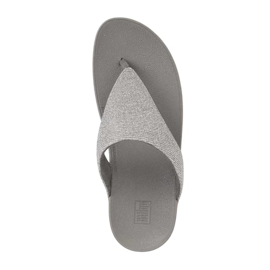 FitFlop - "Lottie Glitzy" Sandalen für Damen, Zehensteg Riemen (Metallisches Blaugrau) - Image 3