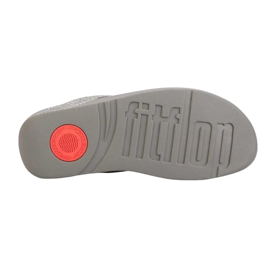 FitFlop - "Lottie Glitzy" Sandalen für Damen, Zehensteg Riemen (Metallisches Blaugrau) - Image 4
