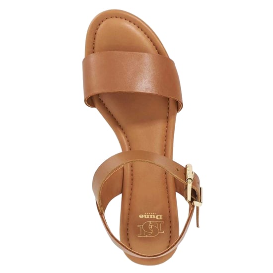Dune London - Sandalen für Damen, Leder, Plattform-Absatz (Hellbraun) - Image 3