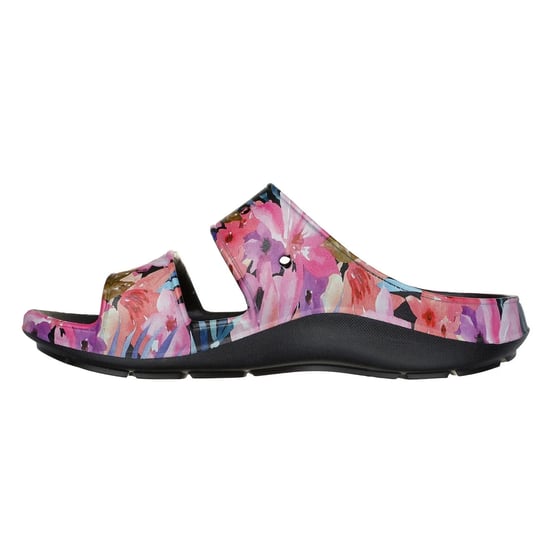 Skechers - "Archfitwave" Floral Pantoffeln für Damen, Open Toe (Schwarz/Bunt) - Image 2