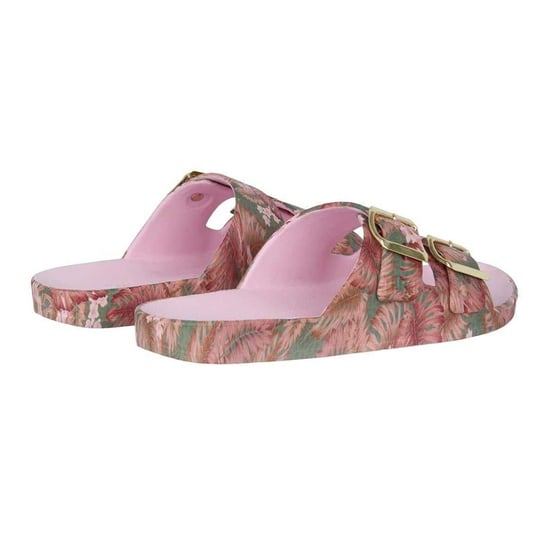 Biba - "Biba" Badesandale für Damen, Doppelriemen (Pink/Grün) - Image 2