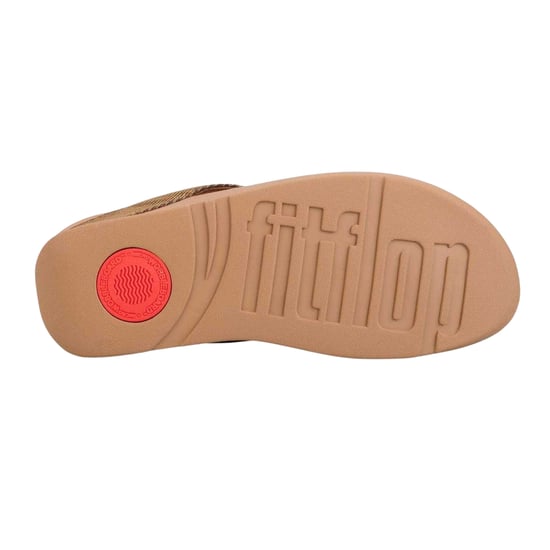 FitFlop - "Lottie Glitzy" Sandalen für Damen, Zehensteg Riemen (Bronze) - Image 3
