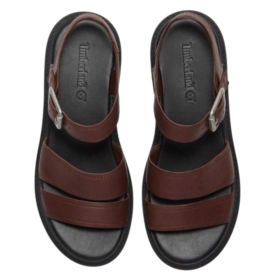 Timberland - Gladiatorensandalen für Damen, Leder, Flach (Braun) - Image 3