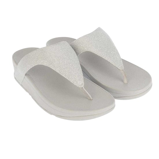 FitFlop - "Lottie Glitzy" Sandalen für Damen, Zehensteg Riemen (Silber) - Image 4