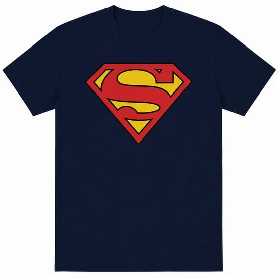 Superman - T-Shirt für Herren/Damen Unisex (Marine) - Image 1