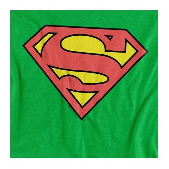 Superman - T-Shirt für Herren/Damen Unisex (Leuchtendes Gelbgrün) - Image 3