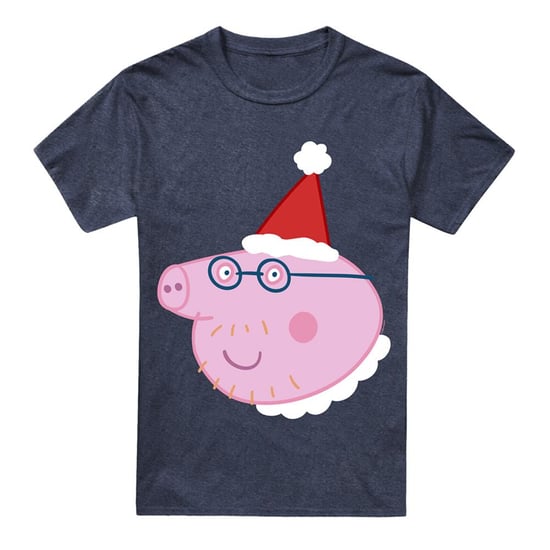 Peppa Pig - T-Shirt für Herren/Damen Unisex, meliert (Marine) - Image 2
