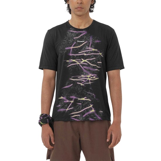 Salomon - "Core" T-Shirt für Herren, Regulär, kurzärmlig (Schwarz) - Image 3