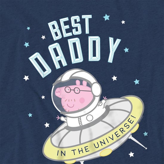 Peppa Pig - "Best Daddy Pig In The Universe" T-Shirt für Herren/Damen Unisex (Marineblau Meliert) - Image 4
