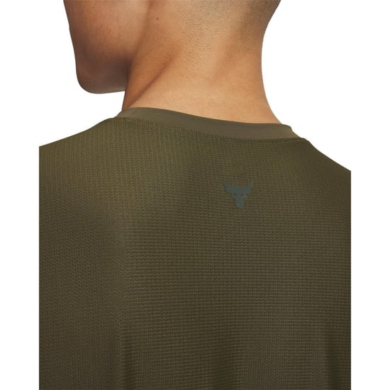 Under Armour - "Project Rock" T-Shirt für Herren (Grün) - Image 3