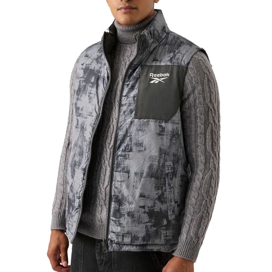 Reebok - Weste für Herren, wendbar (Holzkohle) - Image 3